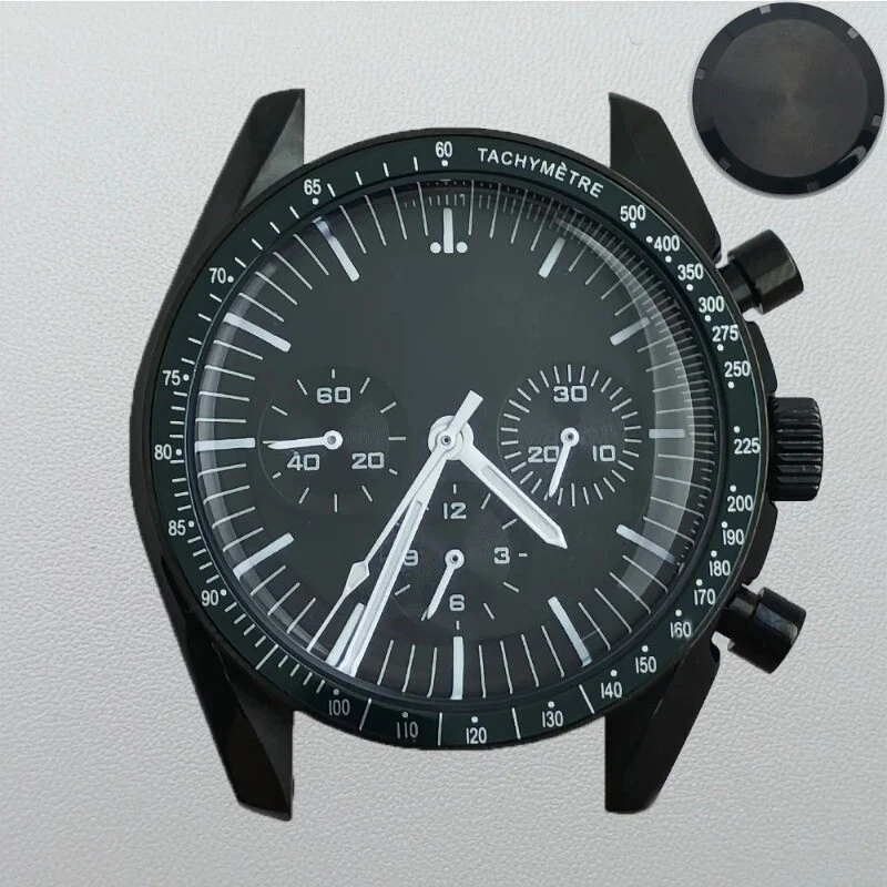 39.7mm Watch Metal Case FIT VK63 Movement Case Watch Accessories Suitable - Image 2 of 4