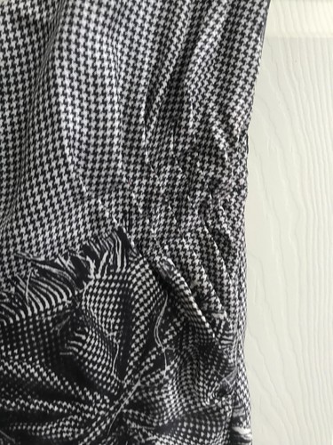 CHRISTIAN DIOR JOHN GALLIANO Light VINTAGE SILK Houndstooth Dress 4 US / 8 UK - Picture 6 of 11