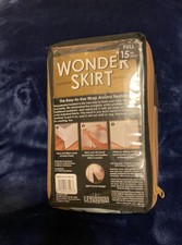 New Wrap-Around Wonderskirt Full Bed Skirt in Light Blue