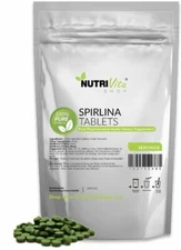 100% PURE ORGANIC GROWN PURE SPIRULINA TABLETS NATURAL WEIGHT LOSS USA NONGMO
