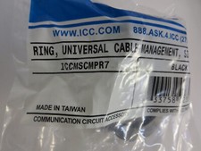 ICC ICCMSCMPR7 RING; UNIVERSAL CABLE MANAGEMENT; SINGLE; 3"-LOT OF 14 PCS