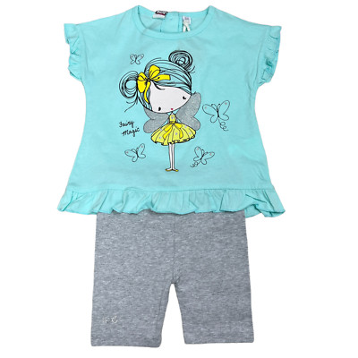iDO Top Tshirt Bottom Pants Set RRP £95 12 Months Designer Baby Girls Kids D107