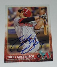 TUFFY GOSEWISCH SIGNED AUTO'D 2015 TOPPS CARD #459 ARIZONA DIAMONDBACKS MARINERS