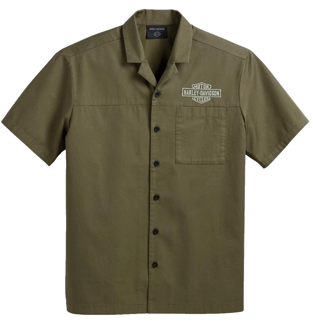Manga corta Harley-Davidson Camisas de vestir para hombres