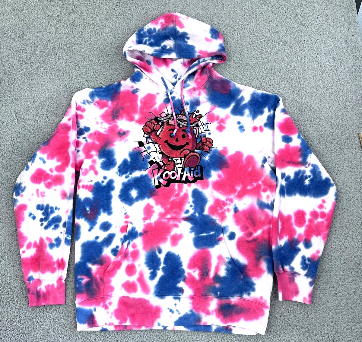 Mad Engine Kool-Aid Hoodie Sweatshirt Mens Large Tie Dye Center Logo | eBay