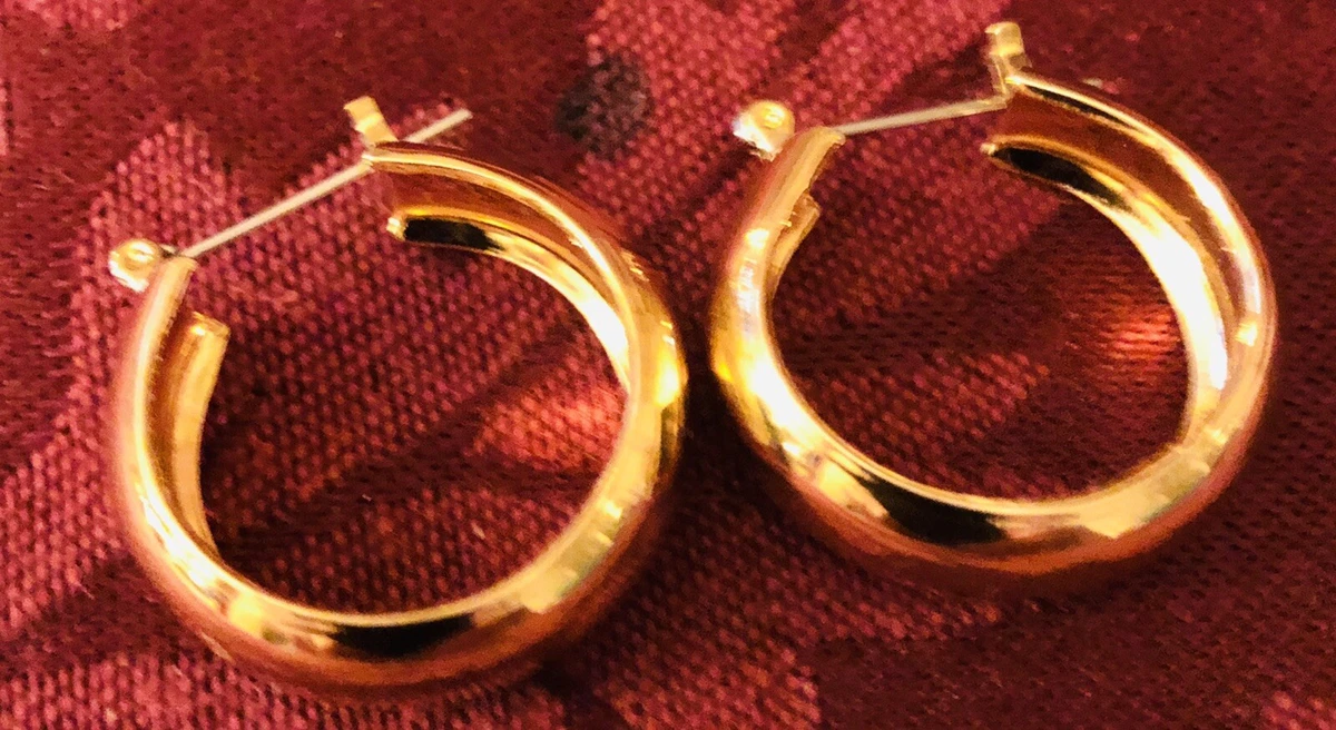 Monet gold sale hoops