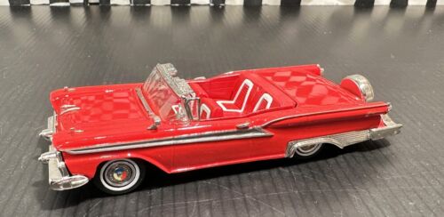 Western Models 1959 Ford Galaxie Skyliner Open Convertible - Red - 1:43 Boxed - Photo 1 sur 8