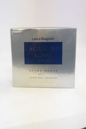 *Laura Biagiotti - Aqua Di Roma Uomo After Shave Lotion Spray 125ML Neu & OVP* - Bild 1 von 1