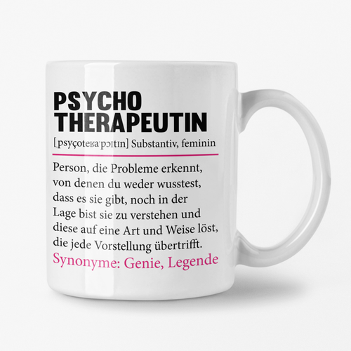 Lustige Psychotherapeutin Tasse – Geschenk Mit Spruch Für Therapeuten