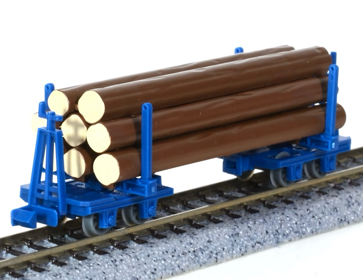 HOn30/HOe Tomytec Narrow Gauge Diesel Locomotive/2 Logging Cars w