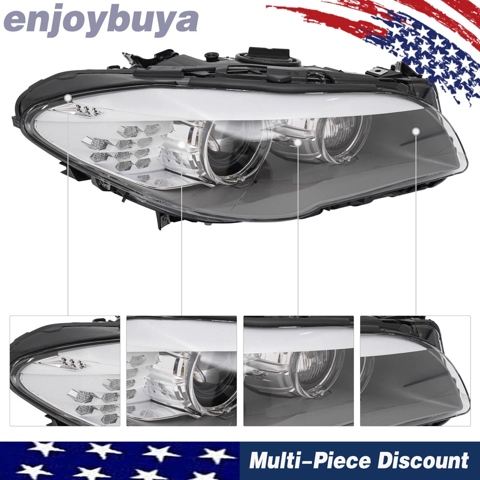 For 2011-2013 BMW 5 Series F10 528i 535i Adaptive AFS HID/Xenon Headlight Right - Image 3 of 4