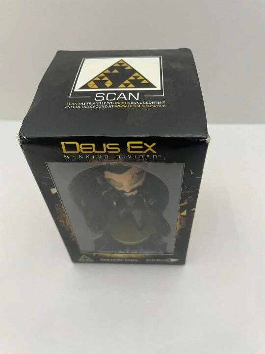 Deus Ex Mankind Divided Adam Jansen 3" Mini Figure NIB Loot Crate Figurine - Image 3 of 3