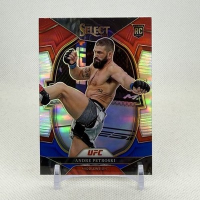 2023 Andre Petroski Select Red White and Blue Prizm #98, Middleweight, MMA, RC