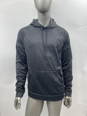 Layer 8 Heather Black Pullover Hoodie Hooded Sweatshirt Men's Size M NWT
