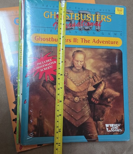 4 Ghostbusters International 8½x11" Pumpkin Panic ApolKERMIS Lurid Doom RPG Game - Picture 9 of 10