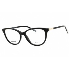Missoni Women's Eyeglasses Black Plastic Cat Eye Full Rim Frame MIS 0142 0807 00