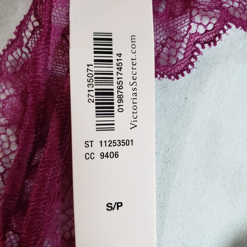 Victoria's Secret hochbeiniger String Rose Spitze transparent geblümt - Bild 30 von 34