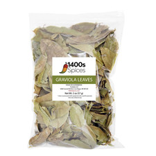 2Oz Dried Soursop Tea Leaves, Graviola Loose Leaf Herbal Tea Dried, Hojas De Gua