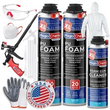 Spray Foam Insulation Kit 2 Pack-25.4 oz Expanding Foam Sealant for Thermal ...