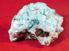 BLUE! CHRYSOCOLLA Cluster with Translucent Druzy Quartz Mexico 137gr