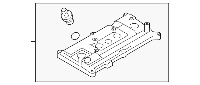 Cubierta de válvula de motor genuina Nissan NV200 Sentra Versa NUEVA OEM Foto 2 de 4