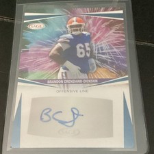 Brandon Crenshaw-Dickson 2025 Sage Low Series Blue Autograph Rookie Card #A-BCD
