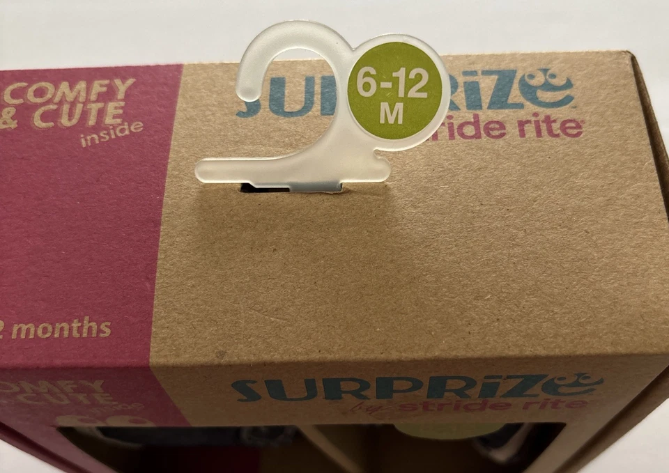 Stride Rite Baby Girls Denim Blue Sneakers Size 6-12 Months Brand New‼️ - Image 2 of 4