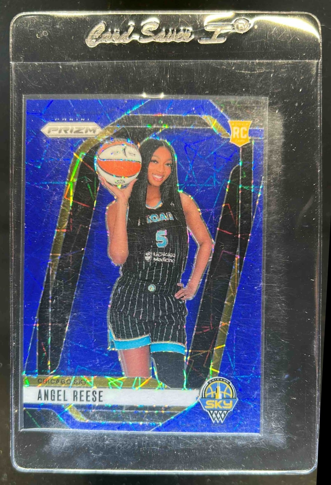 2024 Panini WNBA Prizm Angel Reese RC Blue Velocity #147 Sky