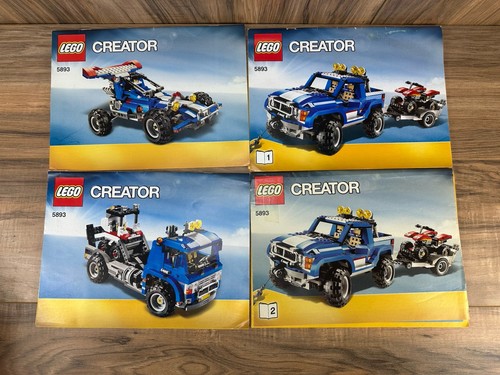 Lego Creator 5893 Instruction Manuals Set of 4 Books - Picture 1 of 4