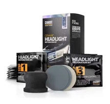 CERAKOTE CERAMIC HEADLIGHT RESTORATION KIT EASY 3-STEP TOOL - FREE SOLUTION