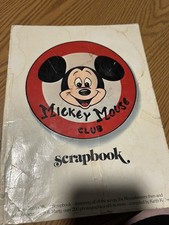 Disney Mickey Mouse Club Scrapbook by Keith Keller 1975 Vintage Songs Photos