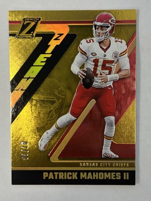 2024 Zenith Z-Team #10 Patrick Mahomes Gold /10 Kansas City Chiefs