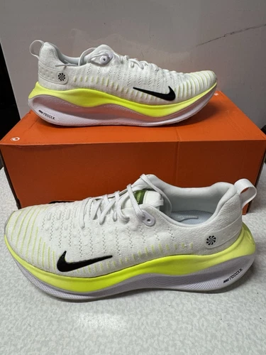 NEW Nike React Infinity Run 4 White/Light Lemon NBY DR2665-101 Men’s Size 13