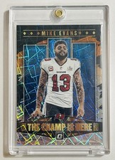 2021 Optic Mike Evans The Champ Is Here Lazer Prizm SP Buccaneers SB LV