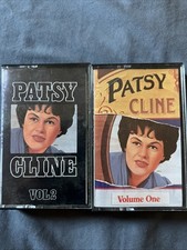 Lot of 2 Patsy Cline Cassette Tapes - Volume 1  2 Like New Vintage
