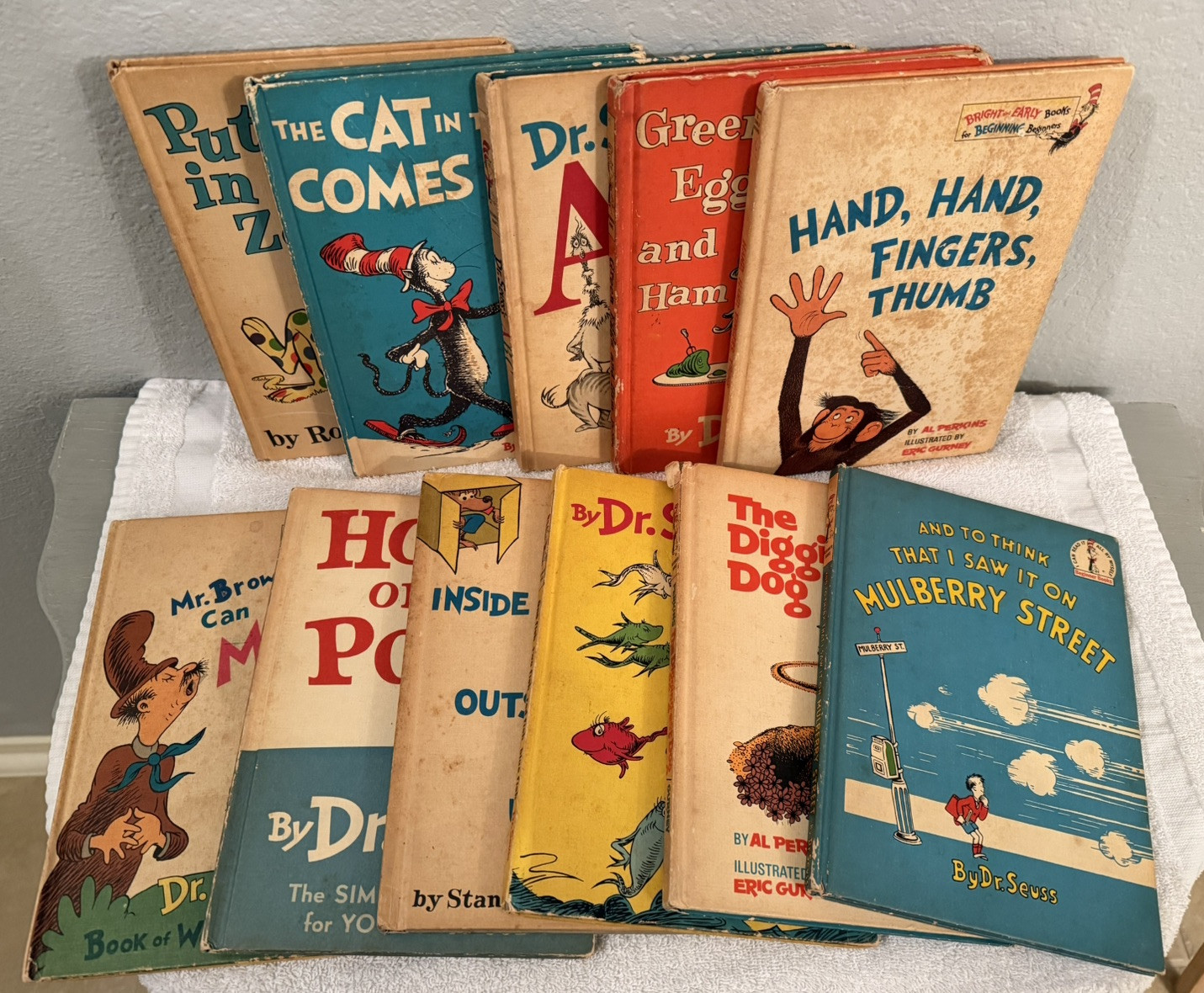 Vintage Dr Seuss Hardcover Book Club Early Editions Lot of 11  