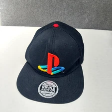 Genuine Sony Playstation Hat Cap Snapback Ripple Junction Logo Gaming Gamer Mens