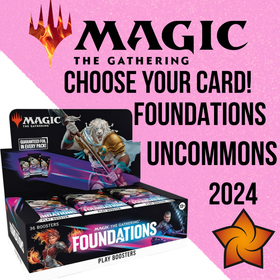 Magic The Gathering Foundations (2024) | Normal Uncommons | Pick Your Card | NM