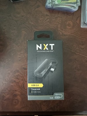 NXT Technologies USB 2.0 Travel HUB w/ 4 USB-A Ports NEW IN BOX