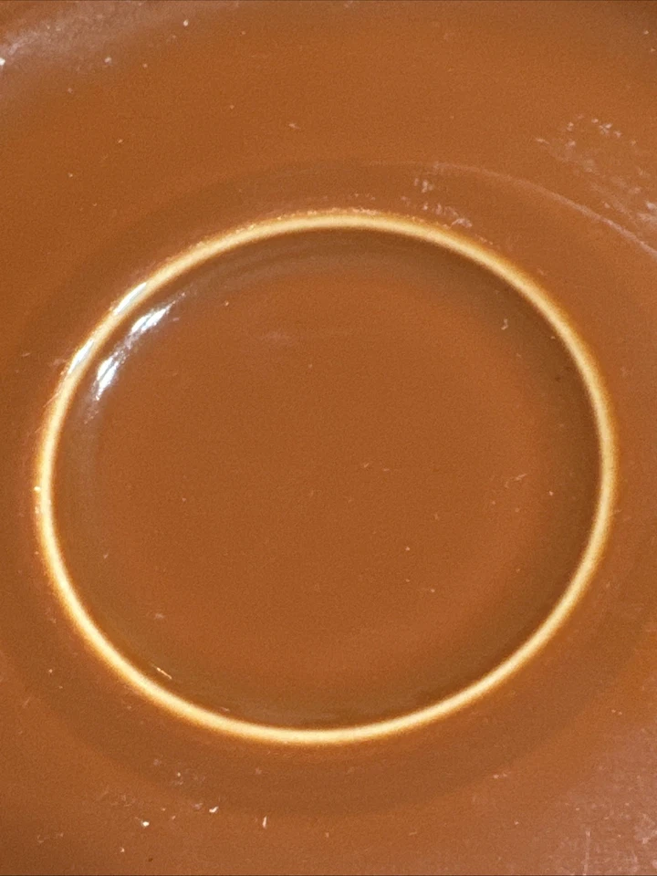 FIESTA Poppy Tangerine Orange 6”Saucer Cup Plate - Image 4 of 4