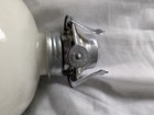 Vintage Lamplight Farms Oil Lamp Ceramic Base Milky White And Blue Floral Design — photo 5