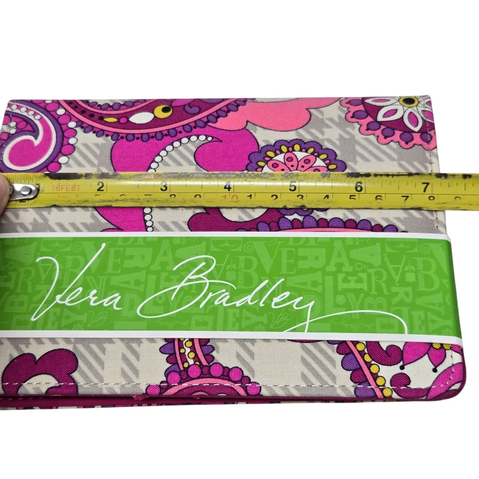 Vera Bradley EReader Sleeve Multi-Color Paisley Meets Plaid Pattern Retired NWT - Image 3 of 4