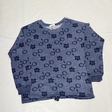 Harry Potter Wizarding World Long Sleeve Blue Sweater Loungewear Small NWT