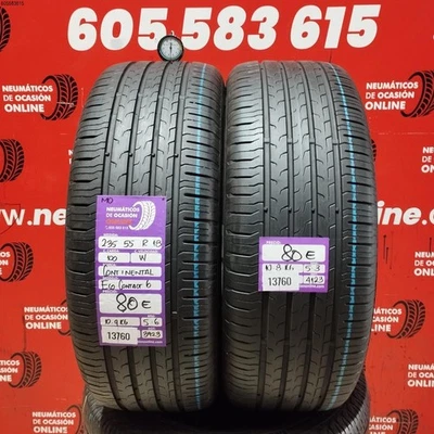 2x 235 55 R18 100W CONTINENTAL ECOCONTACT 6 MO 5.6/ 5.3MM REF. 13760 - Imagen 1 de 4