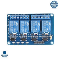 4-Channel 5V Relay Module for Arduino Raspberry Pi - AC/DC Control