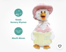 Cuddle Barn – Mother Goose Animated Stuffed 14 Inch, (Pink) 