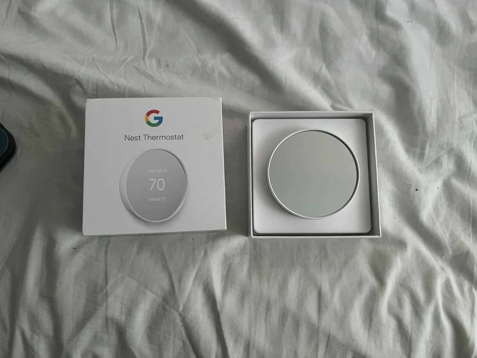 Google Nest Programmable Smart Wi-Fi Thermostat - White (GA02180-US)