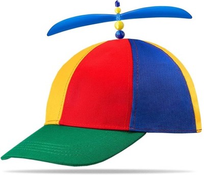 Bunte Propeller Mütze | Lustige Propellerkappe | Hubschraubermütze | Hubschra...
