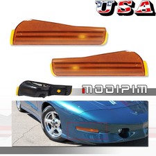 For Pontiac Firebirdtrans Am Ls1 1993-1997 Amber Lens Front Bumper Signal Light