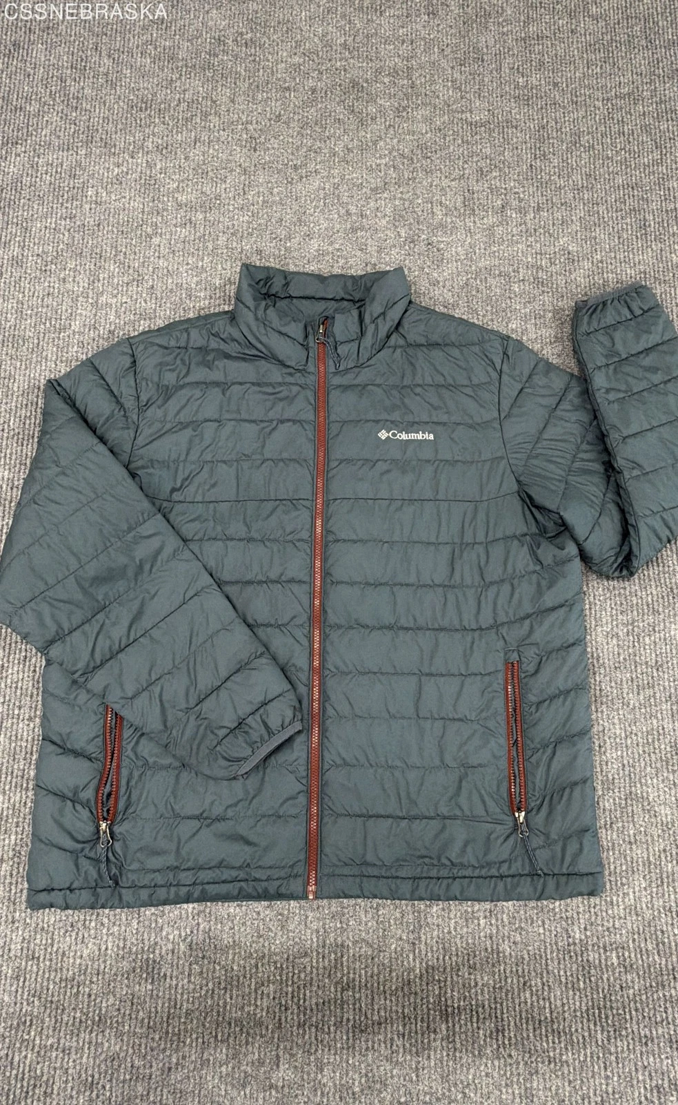 Columbia Men's Thermal Coil Insulated Puffer Jacket Dark Teal Sz XL
